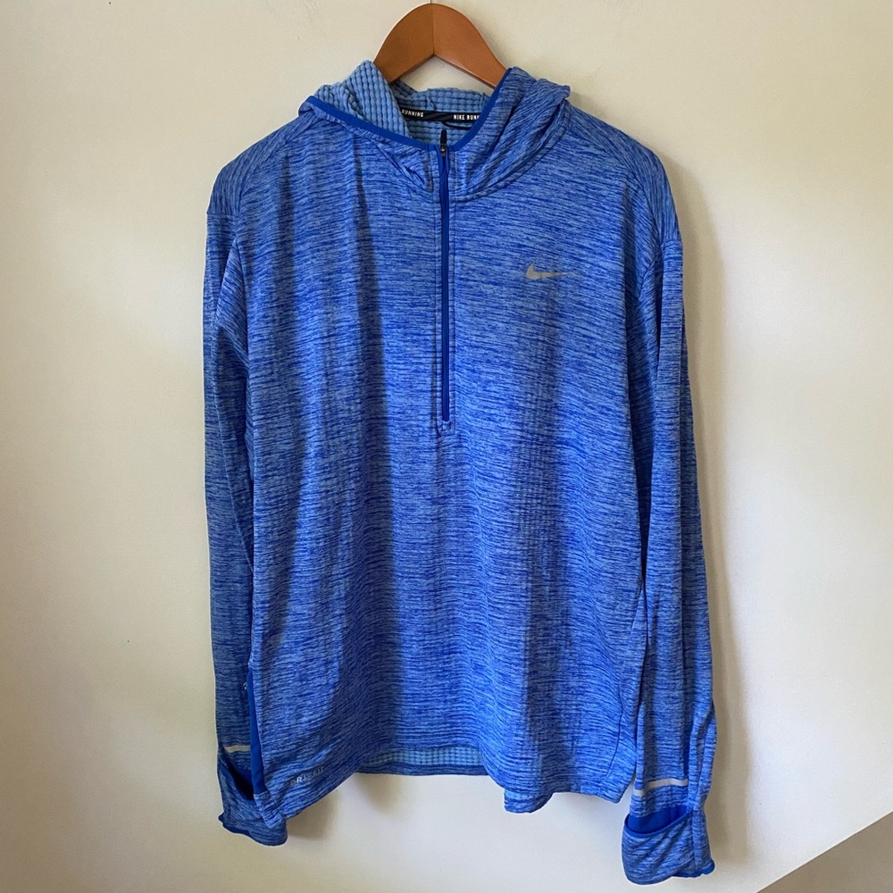 Nike running hoodie with built in mittens